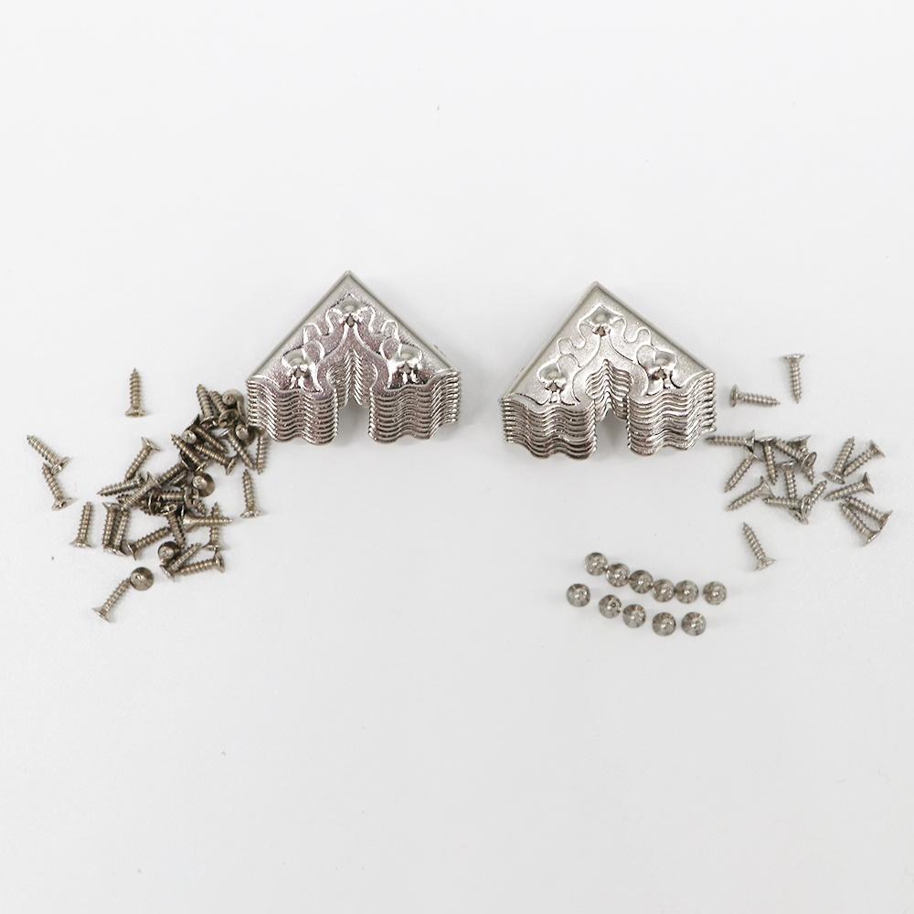 Jewelry Box Decorative Metal Crafts Corner Foot for Furniture Corner Brackets Corner Protector