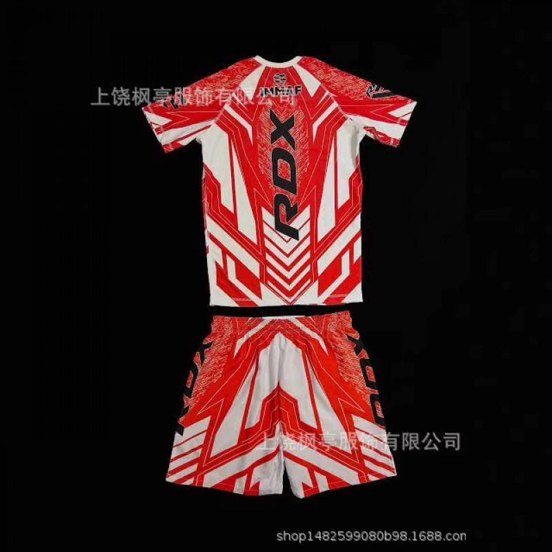 RDX Brottning Kulturell Sport Kortärmad T-shirt Set Tonårspojkar Vardaglig Atletisk Klädsel