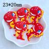 10pcs New Cute Cartoon Little Dinosaur Series PVC Flexible Glue Flat Back DIY Scrapbook Embellishment Phone Craft Decoration