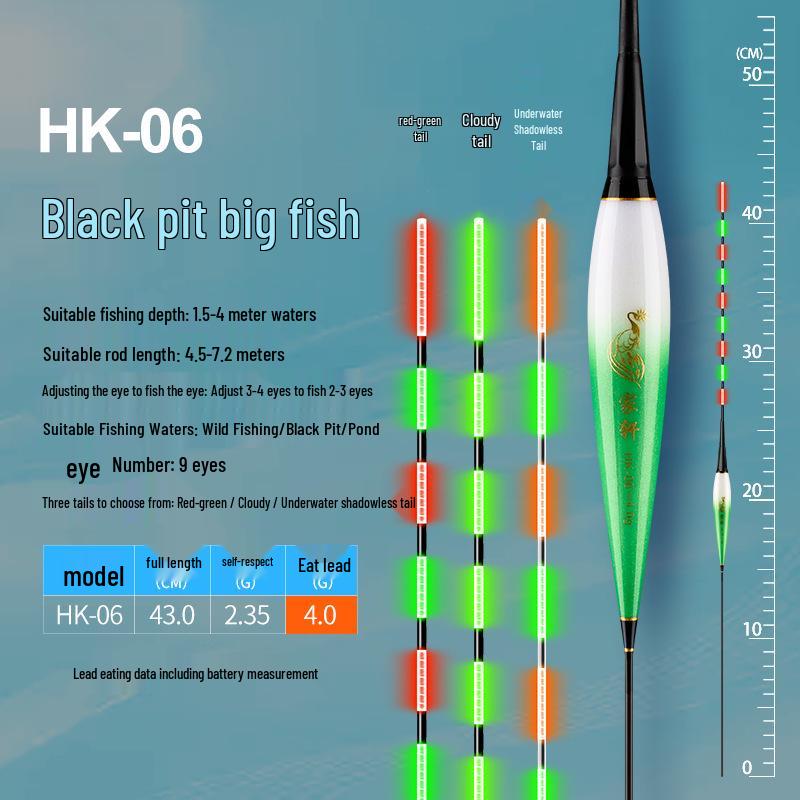 Dual-Use Luminous Fishing Float: Color-Changing, Day/Night, Electronic Bite Alarm for Various Carp Species
