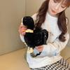 Big white goose oblique span bag New cartoon cute duck shoulder bag Soft cute girl plush doll oblique span bag