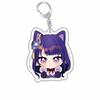 Acrylic Keychain Pendant: Kaveh, Nahida, Wanderer, Xiao, Furina, Scaramouche - Anime Big Mouth Wobbly Design