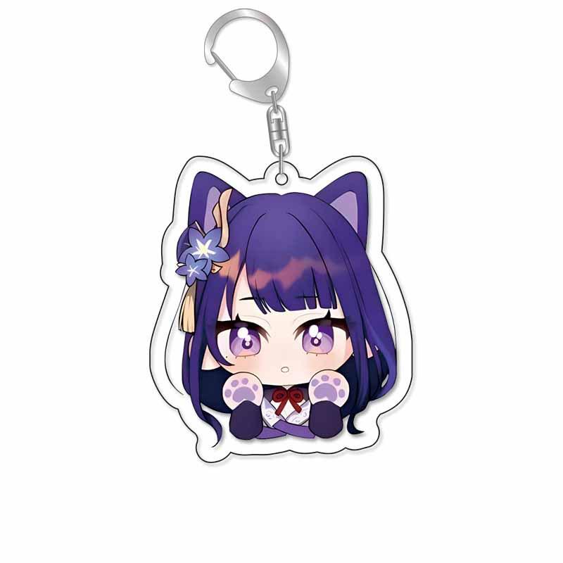 Acrylic Keychain Pendant: Kaveh, Nahida, Wanderer, Xiao, Furina, Scaramouche - Anime Big Mouth Wobbly Design