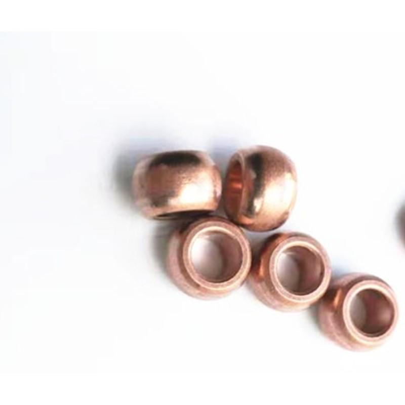 10pcs Ball Bearing Inner Diameter 6mm Ball Diameter 11mm Height 7mm Iron Copper Base Powder Metallurgic Copper Sleeve Gear