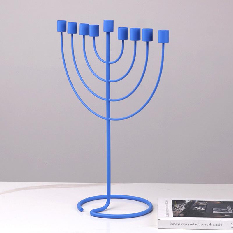 

Простые и легкие роскошные скандинавские подсвечники, реквизит для свадебной фотосъемки, европейско-американский домашний обеденный стол, ретро-металлические украшения