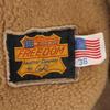 Freedom Sheepskin B-3 Mouton Jacket 38 Brown Men's Used