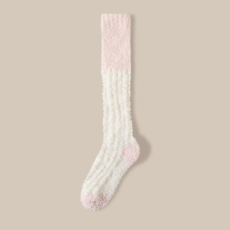 

Autumn and winter coral fleece socks for women, warm long socks, plush thickened sleep socks, fleece home socks Average Size【Thickened,
