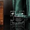 Funnli Ehemann Puzzle Plakette - Herzliches Jubiläums- & Geburtstags-Schreibtischgeschenk