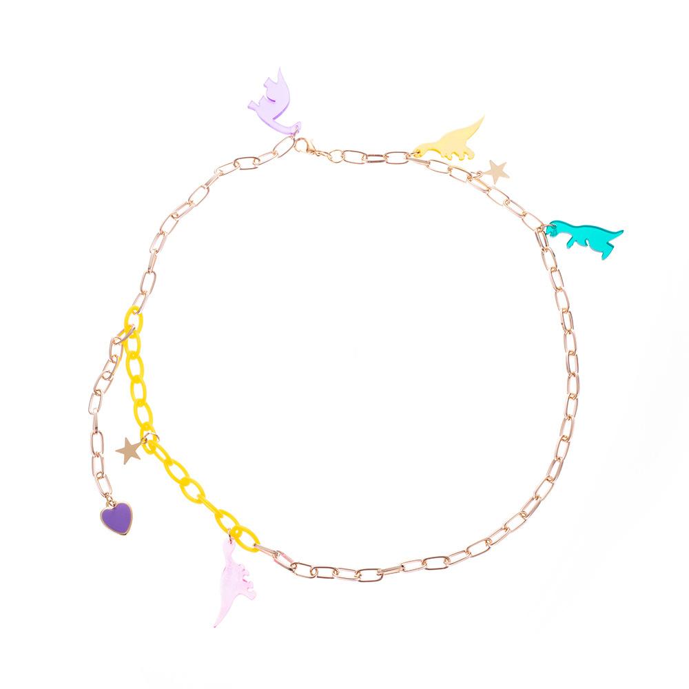 

Chic Elegant And Soft Clay Fruit Letter Necklace Stylish Geometric Shape Perfect For Everyday Wear And Special Occasions XH1001