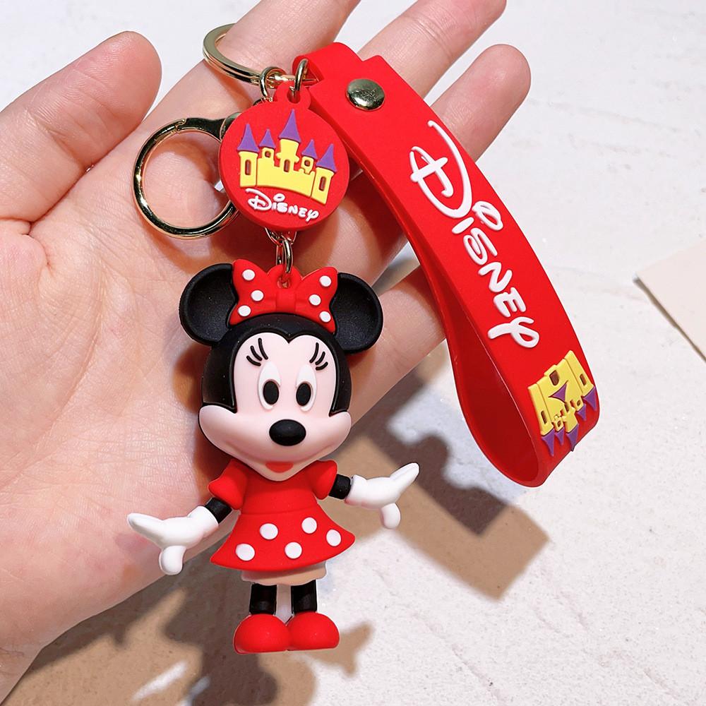 Adorable Minnie Resin Keychain For Cars Bags Cute Gift Accessory