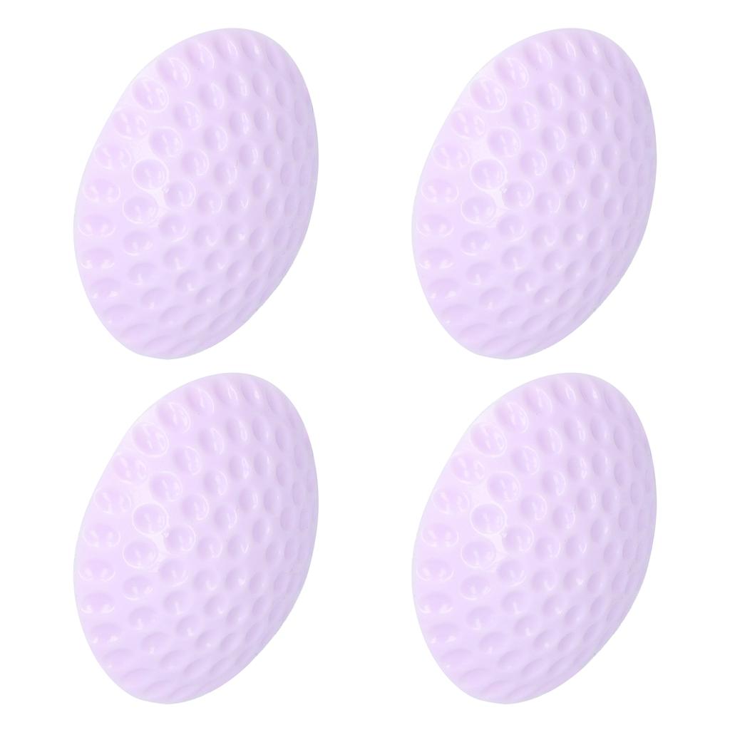 10Pcs Door Handle Stop Silicone Wall Bumper AntiCollision Protector Self Adhesive Guard(White )