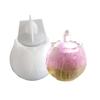 Lotuses Flower Storage Jar Mold Epoxy Resin Mould for Concrete Planter and Pen Organizers Jewelry Making Supplies