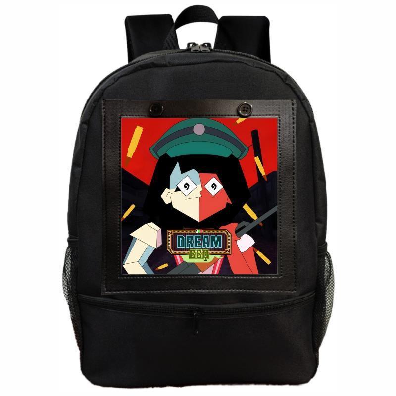 Bbq Dream Ena Pattern Printing Backpack Casual Schoolbag Fashion Gifts Bags