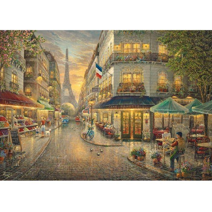 Schmidt Spiele - Puzzle en bois Paris pittoresque 1000 pcs - SCHMIDT