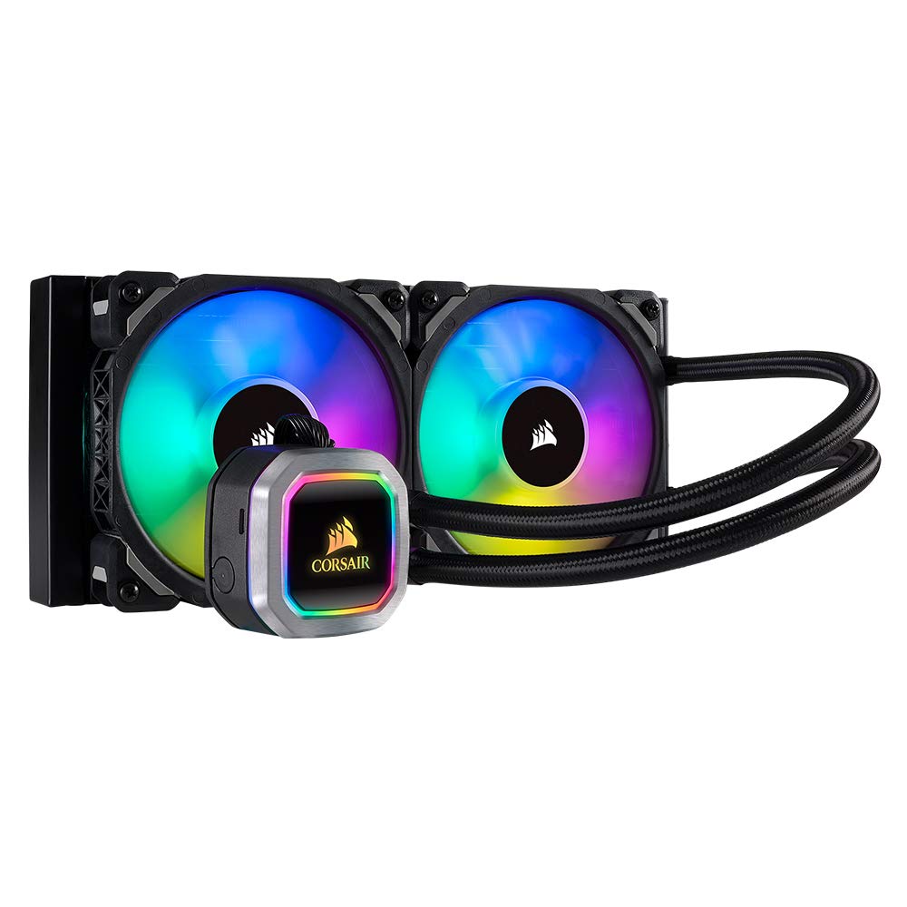Corsair H100i RGB Platinum Liquid CPU Cooler with FN1248 12 x 3 cm All-in-One [Compatible Intel/AMD] CW-9060039-WW