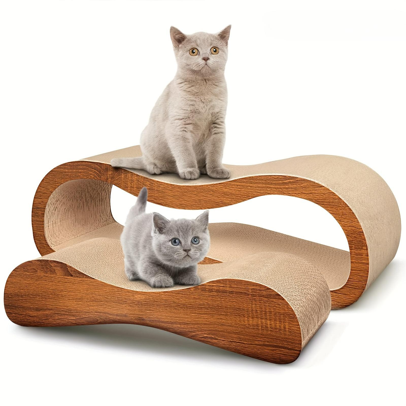 

Очень большой коврик-когтеточка 2-в-1 и защита для дивана - Прочная картонная когтеточка для нескольких кошек, защита для мебели жёлтый