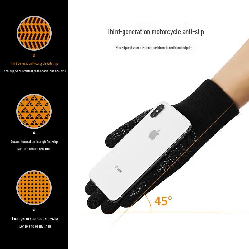 Nanjiren Unisex Winter Warm Touchscreen Gloves
