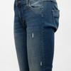 Raw Denim Low-rise Jeans Women PLEASE