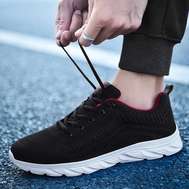 Men's sports shoes summer breathable mesh men's shoes casual running shoes large size trendy shoes men's shoes casual shoes