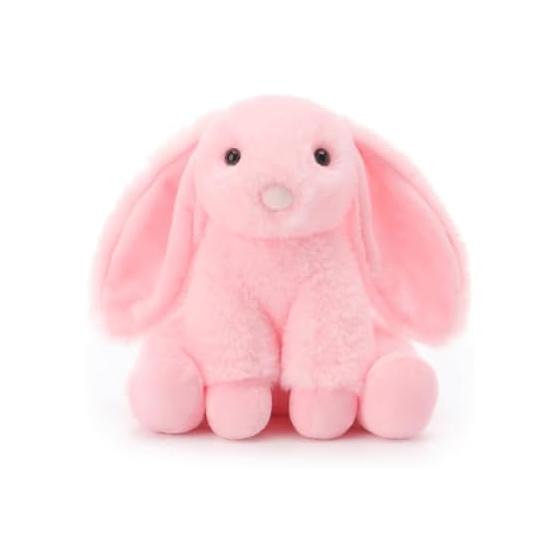 Apricot Lamb Pink Bunny Plush, Soft & Cute Fluffy Pink Bunny, 20cm