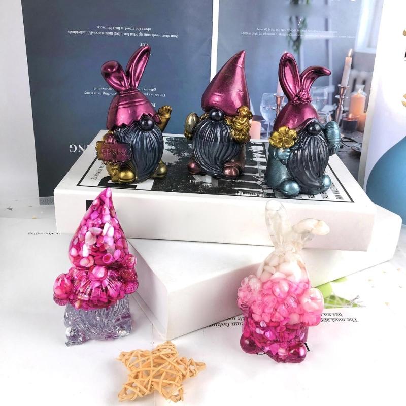 Soap Molds Figurine Mould Dwarf Shape Silicone Crafts Moulds Clay Molds Silicone Material Gift for DIY Hand-Making Lover