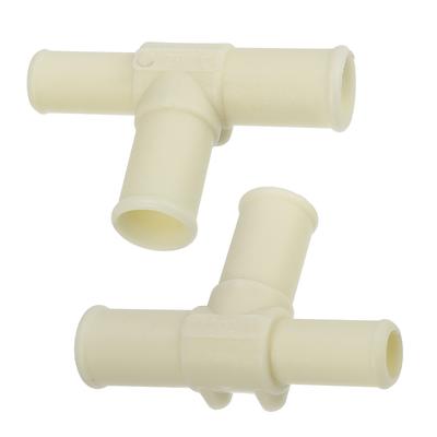 Heater Hose, T Connector, T Pipe, Compatible with Toy Ota, RAV4, Fits 2006-2008, 87248-20380, Beige, 2 Pack