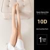 Ultra-Thin Black Silk Stockings: High-Transparency, Anti-Hook, Bare Leg Effect Pantyhose for Women - Perfect for Spring and Autumn