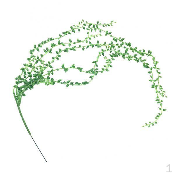 

Artificial Succulent Pearls Fleshy Flower Hanging Rattan Plants A