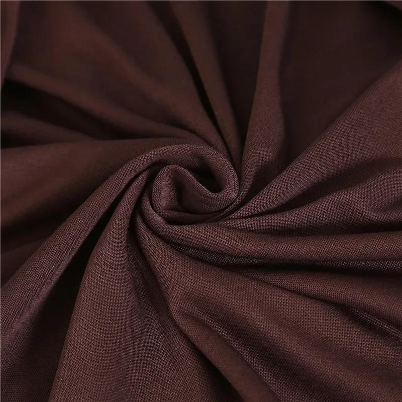 2pcs/set Universal Solid Spandex Chair Cover for Office Computer Anti-Dust Split Seat Armchair Protector