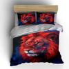 Fiery Lion Head Artwork. Bedding Sets Duvet Cover Sets Duvet Covers Pillowcases(1 * Duvet Cover 2 * Pillowcases Without Duvet Insert)