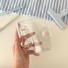 Creative Cute Transparent Mini Loose-leaf Hand Book Student Portable Notebook Ring Binder School Supplies