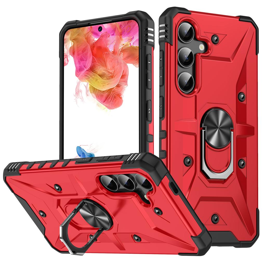 For Samsung A14 5G Wanjie Ring Anti Drop Second Anti Phone Case Car Holder Protective Cover