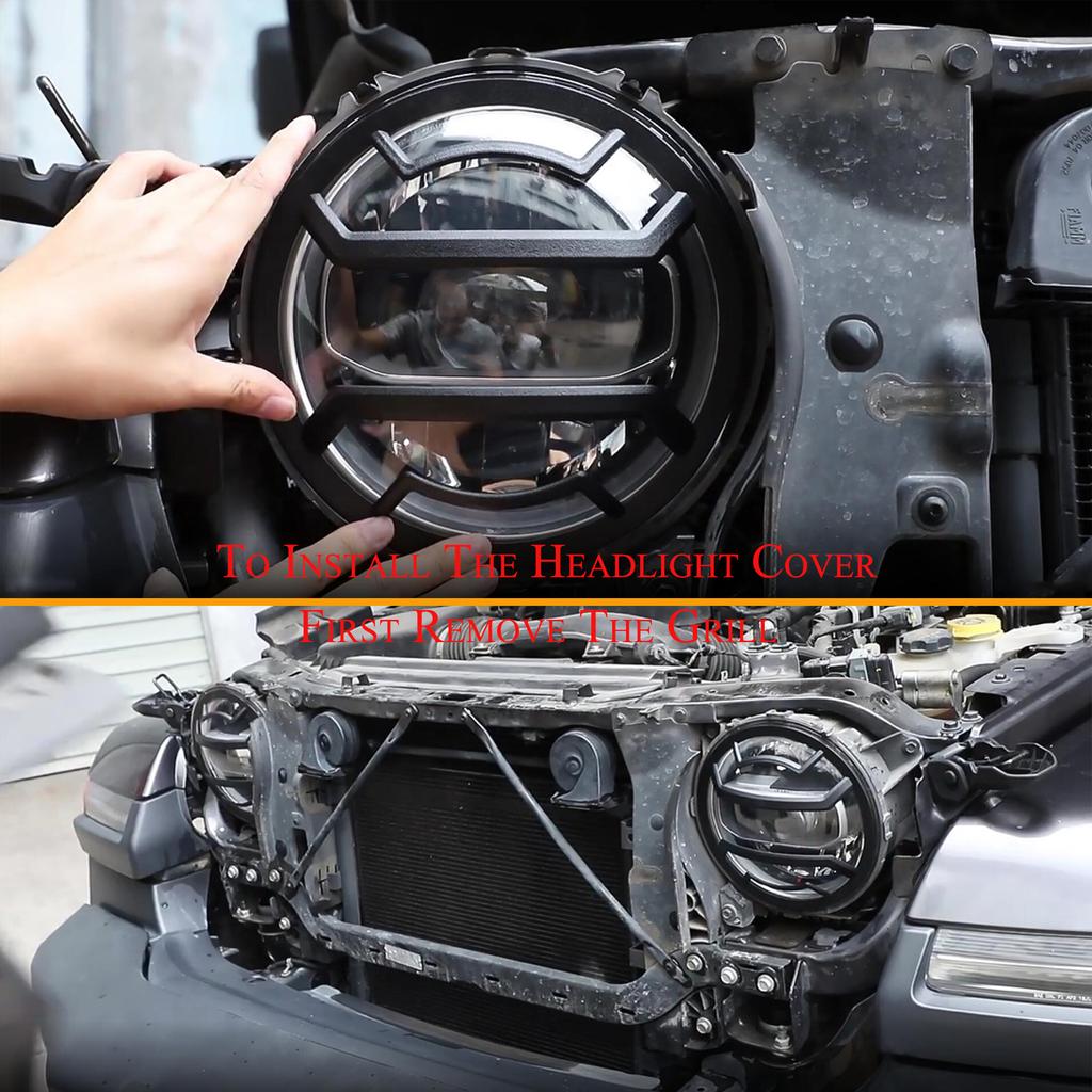 Car Front Headlight/Tail Light/Wheel Eyebrow Lamp Guards Cover Trim for Jeep Wrangler JL 2018-2025 2025 Exterior Accessories