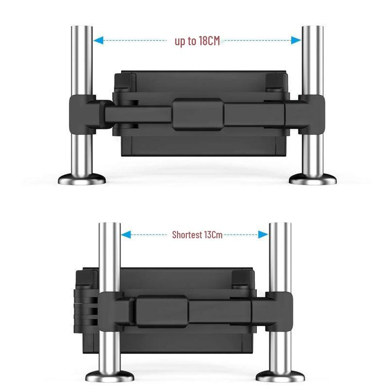 Multifunctional Back Seat Headrest Mount for Tablets and Phones