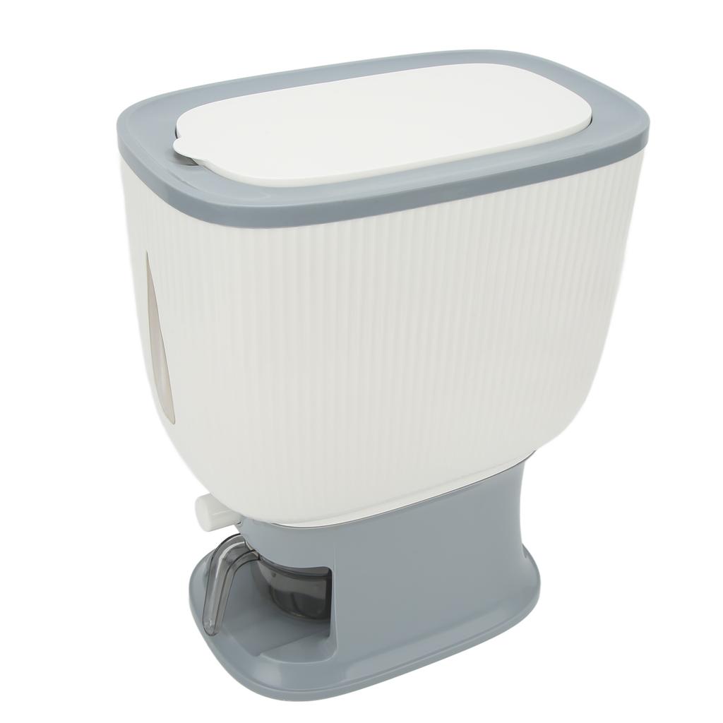 Haushalts-Reisspender Großes Fassungsvermögen Automatischer Rückprall Lebensmittel Getreidelagerbehälter mit Becher