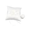 Bow Bridal Decor With Ribbon Pearls Ring Pillow Wedding Supplies Ring Bearer Pocket Ring Pillow