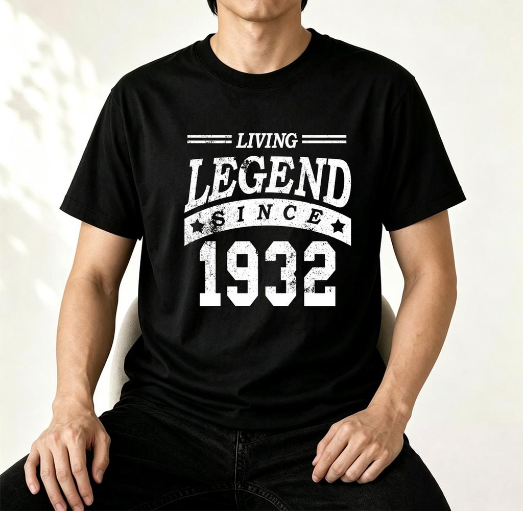 Living Legend Since 1936 1956 1986 Distressed Star Banner Graphic T Shirt Unisex Unisex Unisex Vintage Birthday Casual Gift Tee