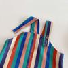 2025 New Spring Striped & Polka Dot Korean Style Pants for Kids - Stylish Girls' and Boys' Overalls