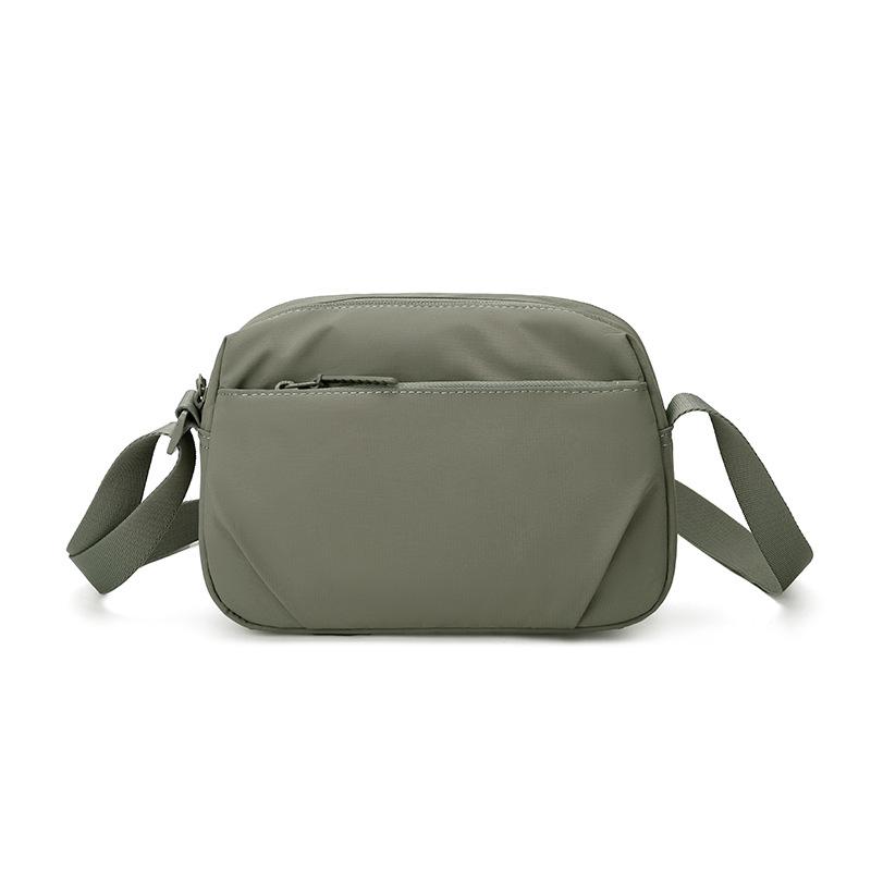 Commuter Lightweight Shoulder Bag Outdoor Large Capacity Crossbody Bag светло-зеленый