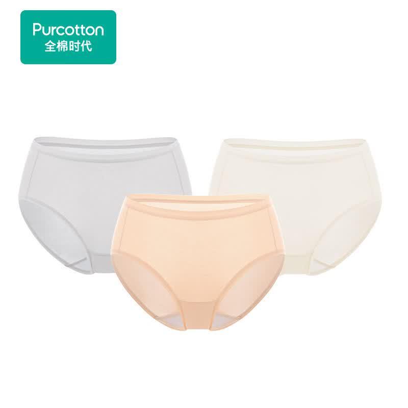 PurCotton Women s Basic Mid-Rise Breathable Underwear 160/90
