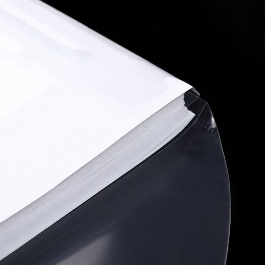 10 Stück A4 Aktentasche Transparent Plastik Dokumententaschen Das Produktmaterial ist anfällig für Knicke