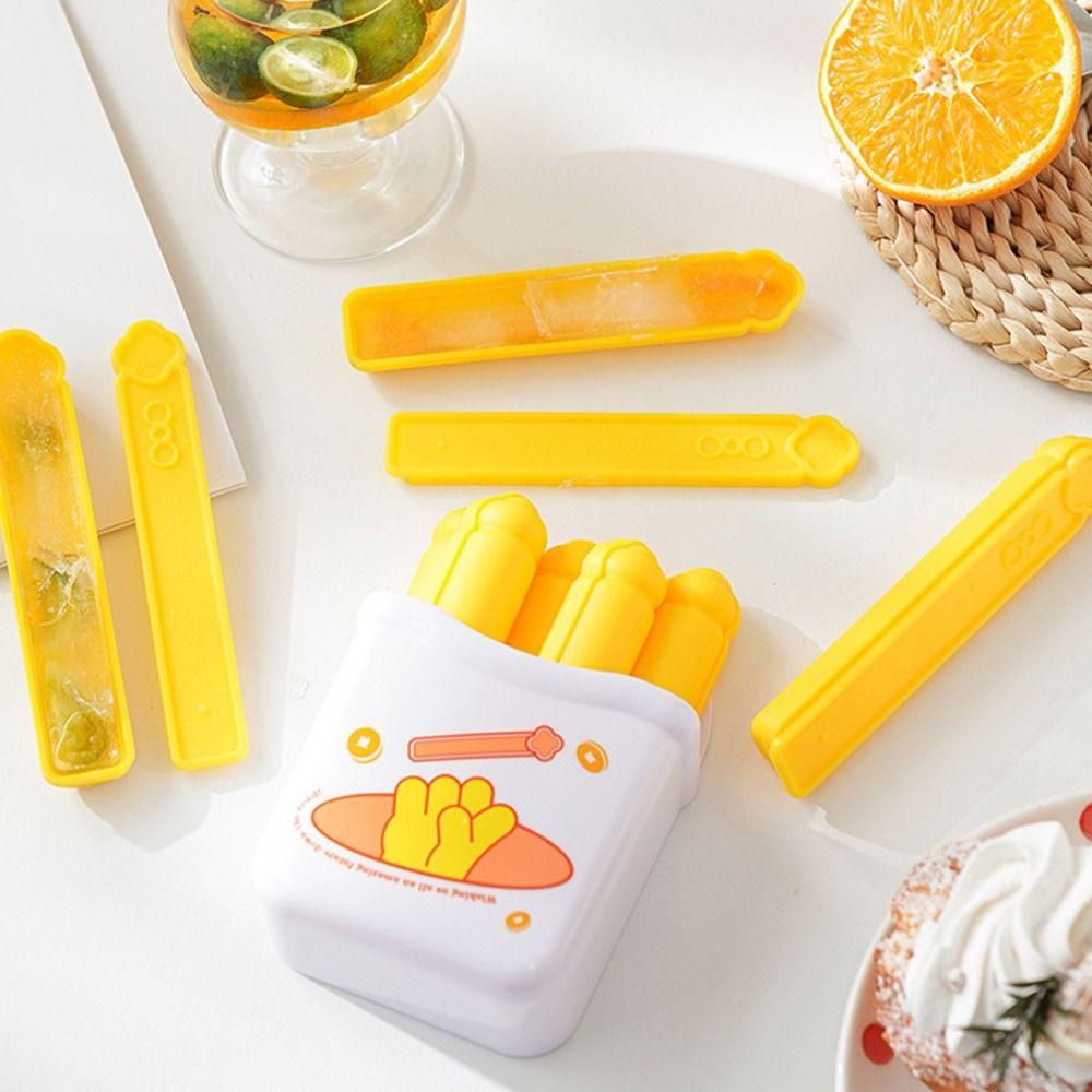 6Pcs Non-Stick Good Luck Sign Ice Cube Mold Homemade Ice Cube Organizer Ice Cube Maker for Home
