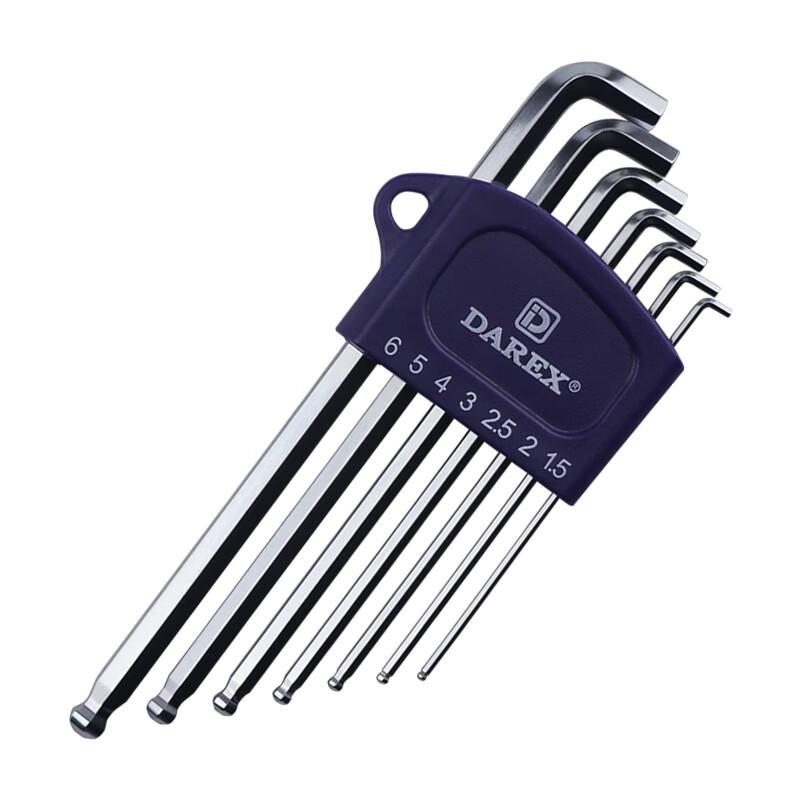 DAREX L-Type Ball End Hex Key Set (1.5-6mm)