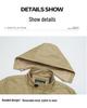Men's Mid-Length Casual Cotton Jacket - Spring & Autumn, Plus Size, Loose Fit, Outdoor Sports, Dad Style.
