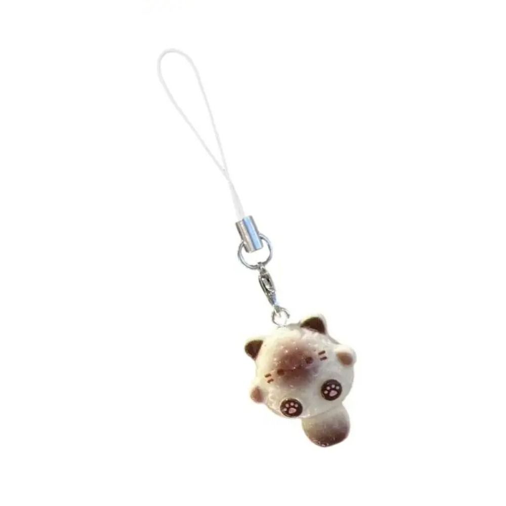 Adorable Design Mobile Phone Strap INS Kitten Keychain New Bag Pendant  For Any Occasion