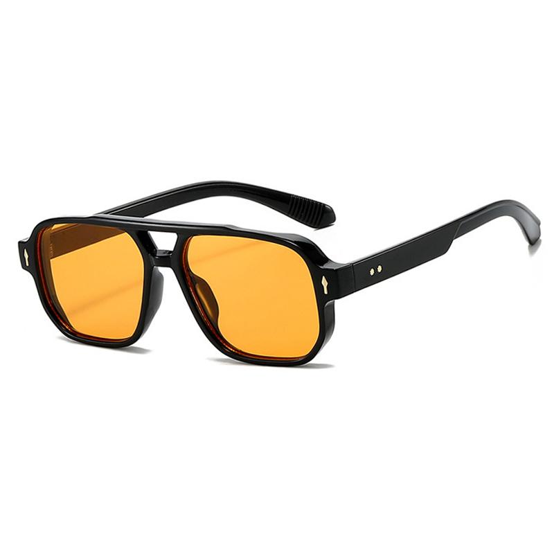 

Brand Fashion Square Women Men Sunglasses Retro Rivets Women Brand Designer Shades UV400 Sun Glasses Shades