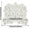 Baroque Fondant Mold Curlicues Scroll Lace Silicone Molds Filigree Mold 3D Sculpted For Sugar Cake Decorating Cupcake Topper Candy Chocolate Gum