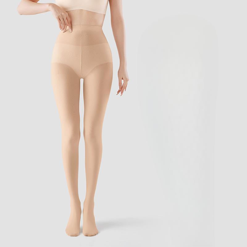 Ciorapi albi pentru femei - Stil pur și lasciv, Stil subțire pentru primăvară - toamnă, Stil JK japonez Ciorapi de catifea cu bază mată din mătase albă