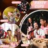 20-60 Stück 2oz Mini Party Schnapsbecher Plastik Schwarz Rosa Einwegbecher Abschluss Geburtstag Hochzeit Feiertag Picknick Party Valentinstag