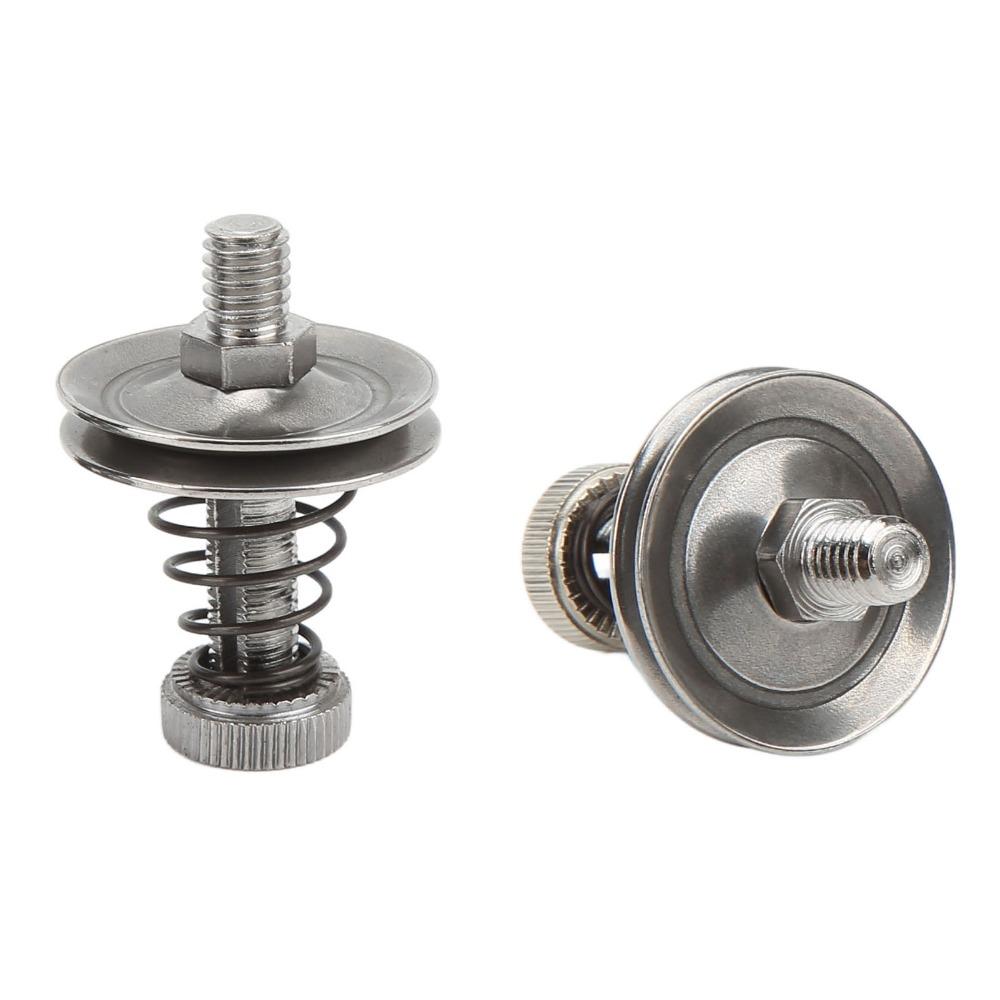 2pcs 1.4x0.4in Sewing Tensioner Stainless Steel Thread Regulator Replacement Kit Machine Repair